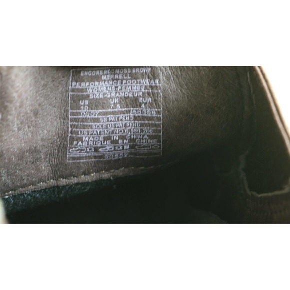 Merrell Jungle Moccasins Womens Sz 10 Brown Encore Slip On Shoes - Picture 6 of 6